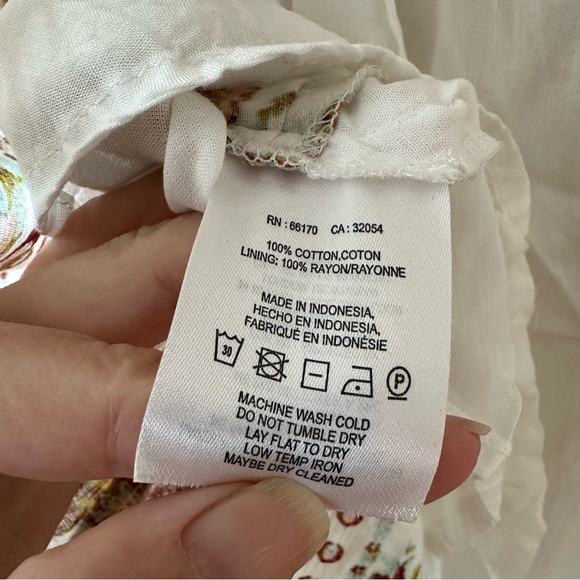 Free People Rare Bali Sweet Songs Maxi Dress SZ S - Picture 9 of 11